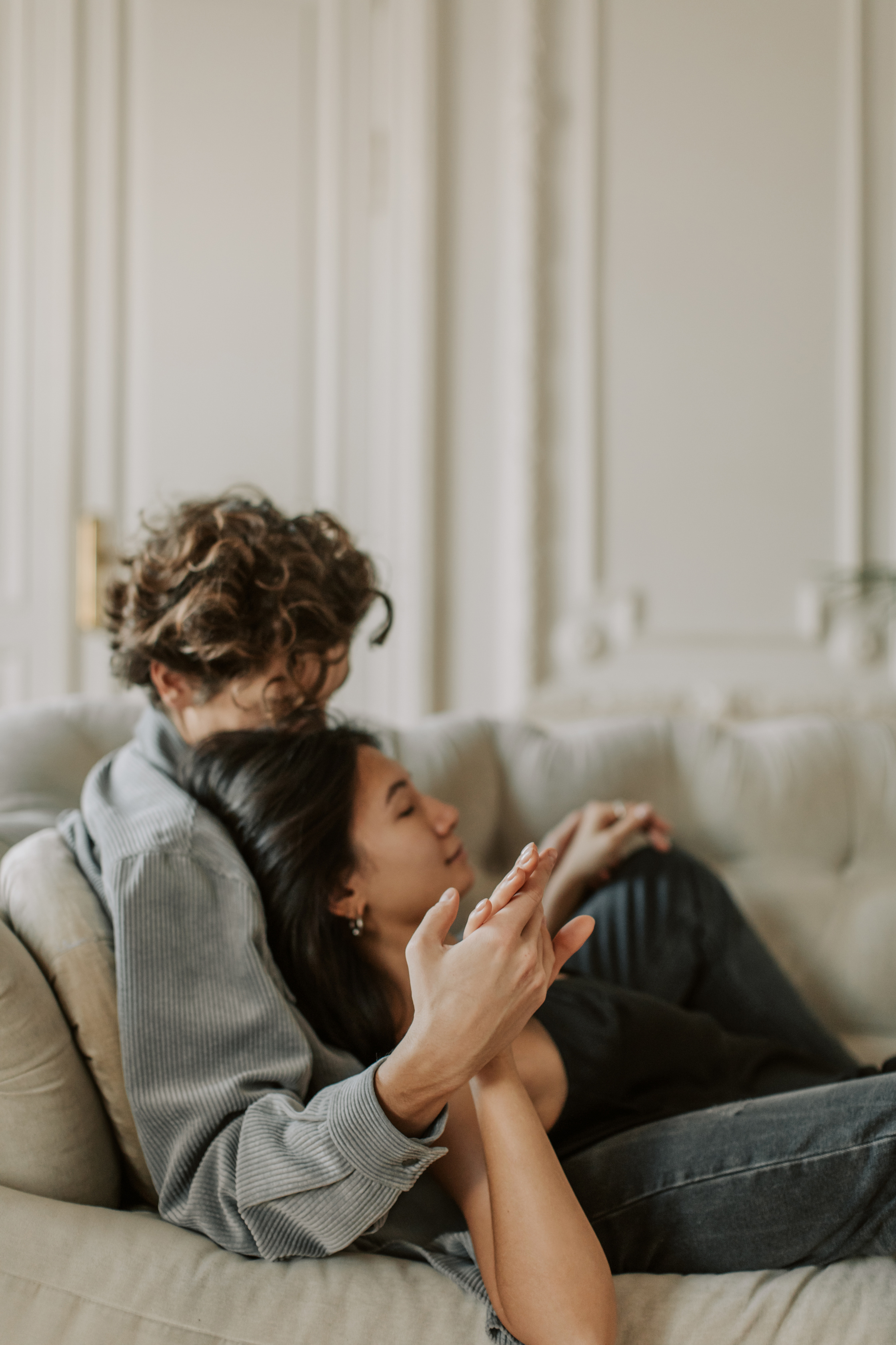 Couple Spending Time at Home